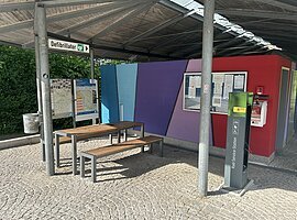 Radreparaturstation am Großparkplatz