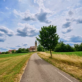 ToreTürmeSchlösser Radweg - Großenried