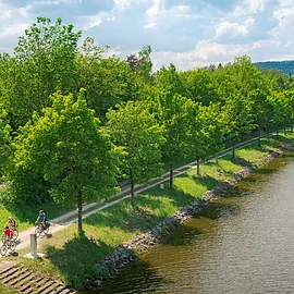 Altmühltal-Radweg bei Beilngries